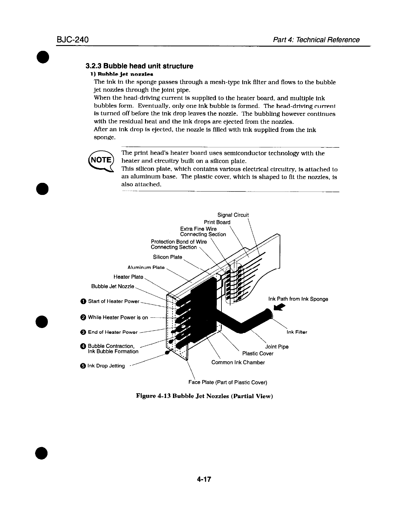 Canon BubbleJet BJC-240 Service Manual-4